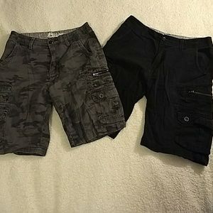 Plugg mens  size 29 jean shorts camo/black